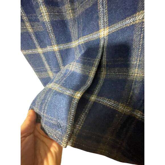 Jessica London SZ 20 Gossip Girl Academia Wool Skirt Windowpane Plaid Tartan - Picture 7 of 7